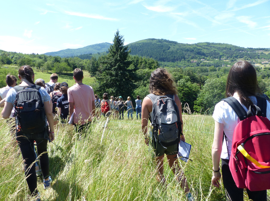 Students during the MSc Agroecology